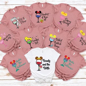 Disney Drinking Shirts,Disney Epcot Food and Wine Shirts,Drinking Around the World Shirts,Drinking Team Shirts,Disney Group Day Drinking Tee