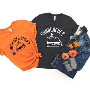 We Finish Each Other's Sandwiches Couple Shirts, Disney Couple Shirts, Hans and Anna Tees, Men Women, Disney Frozen T-Shirt,Disneyland Shirt bild 4