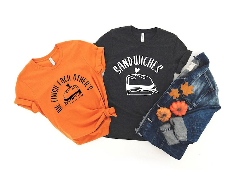 We Finish Each Other's Sandwiches Couple Shirts, Disney Couple Shirts, Hans and Anna Tees, Men Women, Disney Frozen T-Shirt,Disneyland Shirt bild 4