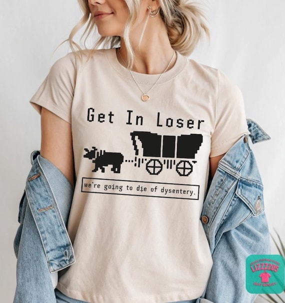 Oregon Trail Shirt: Funny 90s Gamer Meme Tee