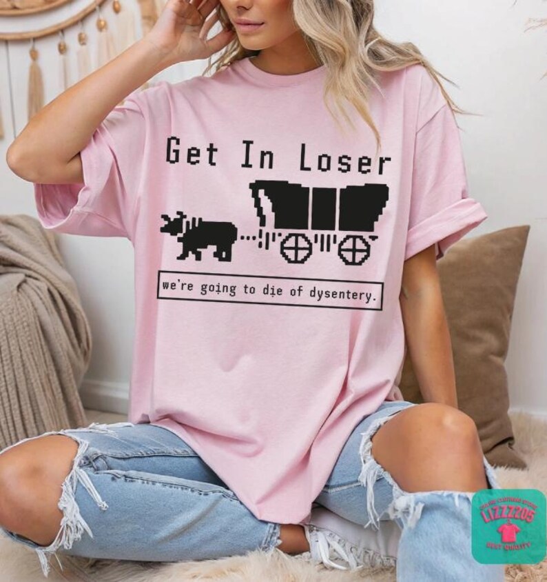 Oregon Trail Shirt: Funny 90s Gamer Meme Tee image 4