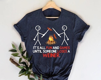 Funny Camping Shirt: Outdoor Adventure Tee, Sarcastic Humor