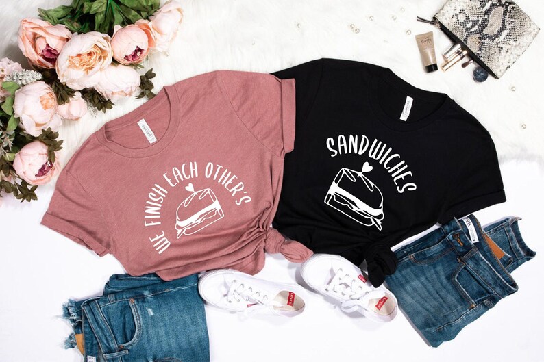 We Finish Each Other's Sandwiches Couple Shirts, Disney Couple Shirts, Hans and Anna Tees, Men Women, Disney Frozen T-Shirt,Disneyland Shirt bild 3