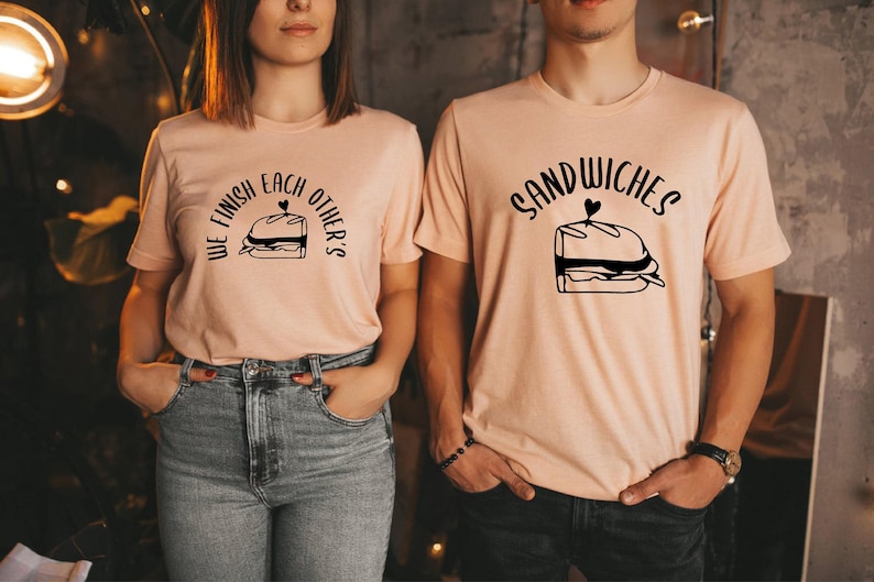 We Finish Each Other's Sandwiches Couple Shirts, Disney Couple Shirts, Hans and Anna Tees, Men Women, Disney Frozen T-Shirt,Disneyland Shirt bild 1