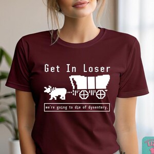 Oregon Trail Shirt: Funny 90s Gamer Meme Tee image 5