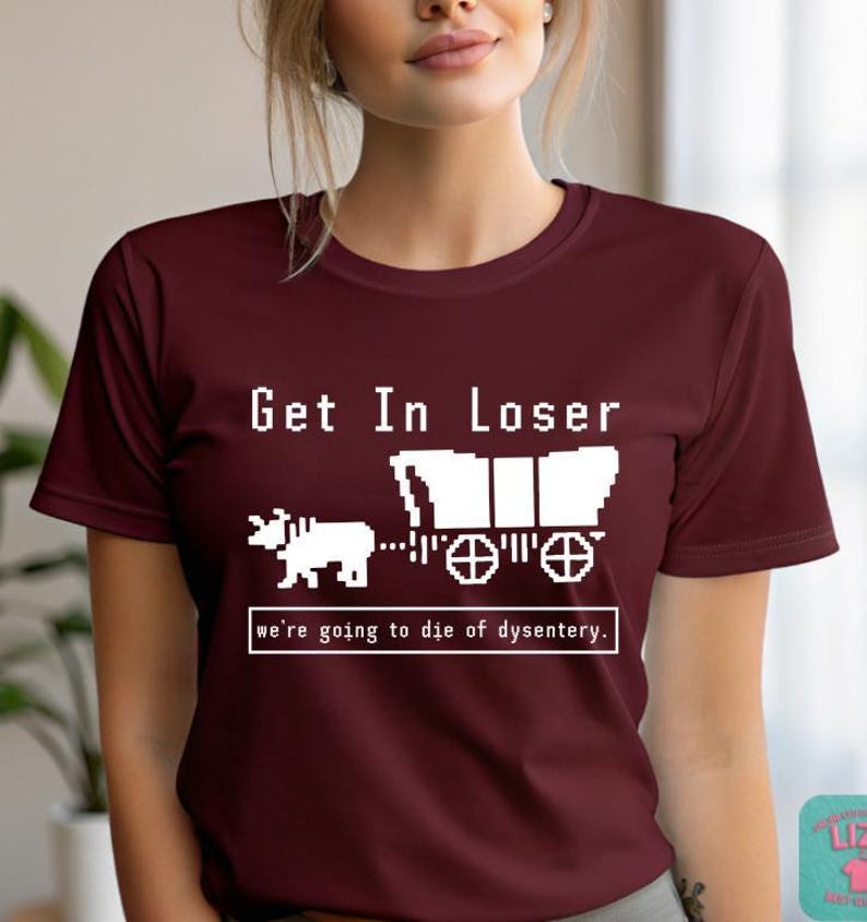 Oregon Trail Shirt: Funny 90s Gamer Meme Tee image 5