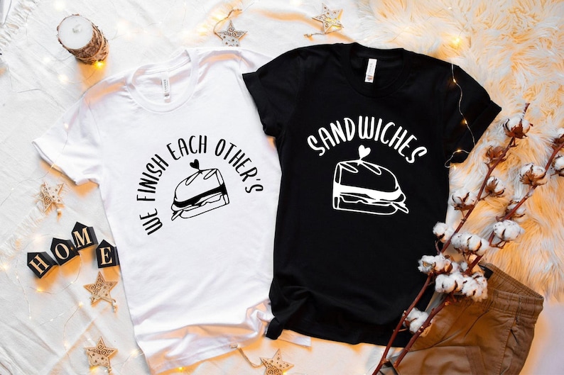We Finish Each Other's Sandwiches Couple Shirts, Disney Couple Shirts, Hans and Anna Tees, Men Women, Disney Frozen T-Shirt,Disneyland Shirt bild 2