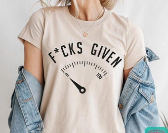 Zero F*cks Given Unisex T-Shirt: Adult Humor Graphic Tee