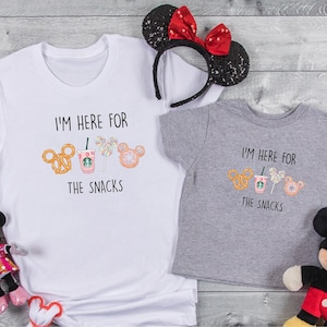 I'm Here For The Snacks Shirt,Disney Snack Shirt,Disneyland Shirt,Theme Park Shirt,Disneyland Trip Shirt,Mouse Park Tees,Happiest Place Tee