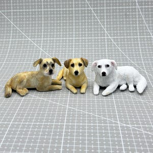 Custom Puppy Wedding Cake Toppers, Personalized Pet Anniversary Favors, Custom Dog Portrait Statues, Unique Pet Wedding Cake Toppers