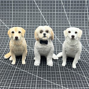 Dog Wedding Cake Topper, Personalized Pet 3D Statue, Custom Dog Birthday Cake Topper, Pet Anniversary Cake Decoration, Unique Cake Figurine
