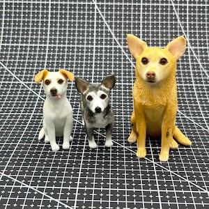 Personalized 3D Dog Figurines, Custom Dog Wedding Cake Topper, Pet Cake Topper Hat, Pet Birthday Cake Topper, Dog Lovers Gifts, Dog Birthday