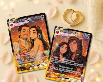 Custom VMAX Couple Card – Anniversary Gift for Boyfriend/Girlfriend – Personalized Photo Card