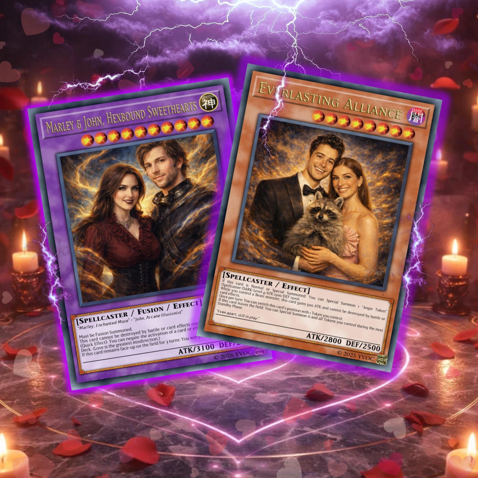 Custom Yugiohs Cards Wedding - Etsy