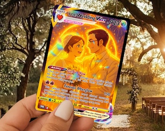 Tarjeta VMAX de boda personalizada: regalo personalizado para parejas