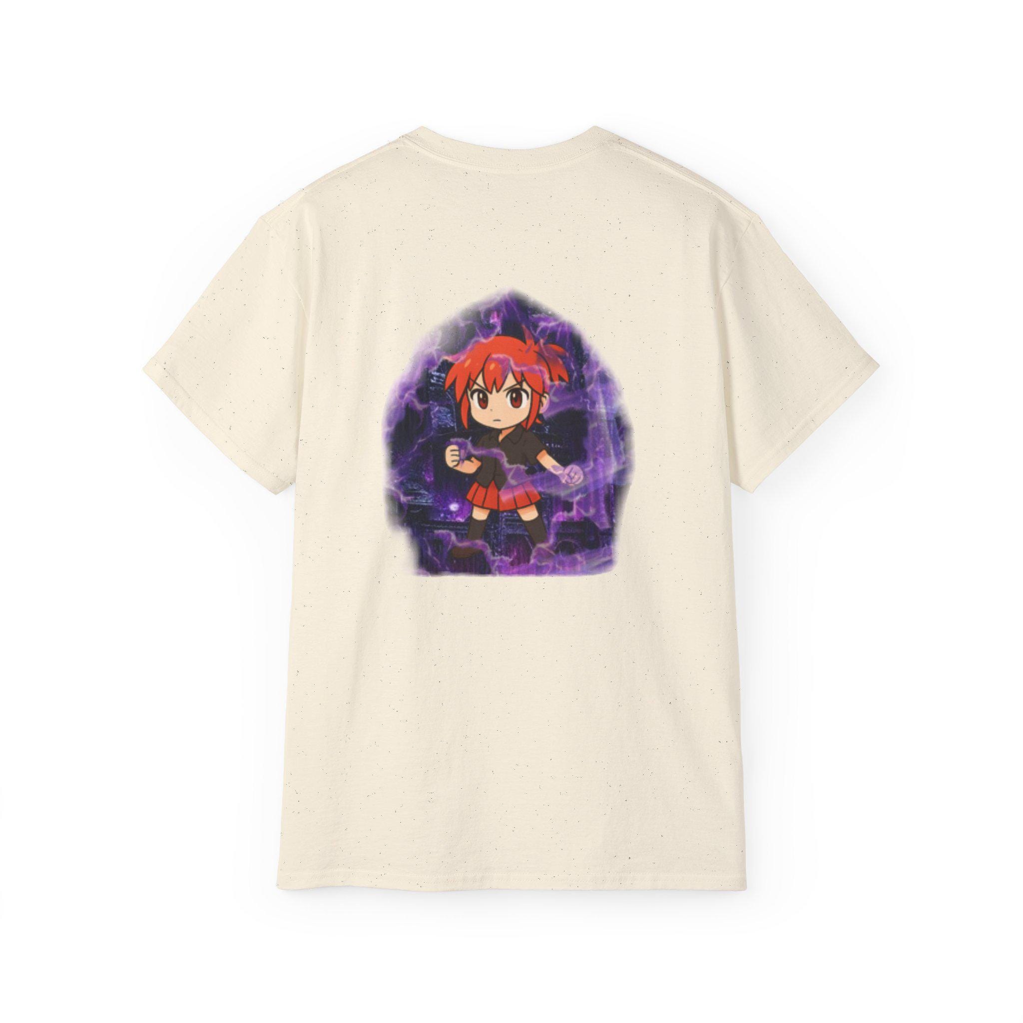 アニメTシャツ、パープルパワーマンガTシャツ、かわいいコスプレオタク