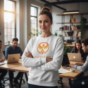 Unisex Phoenix Sweatshirt |Mythical Phoenix Shirt |Cozy Firebird Sweatshirt |Spiritual Graphic Hoodie| Magical Rebirth Sweatshirt| Best Gift