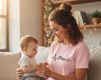 Minimalist Mom Life Shirt, Modern Graphic Tee, Relaxed Fit