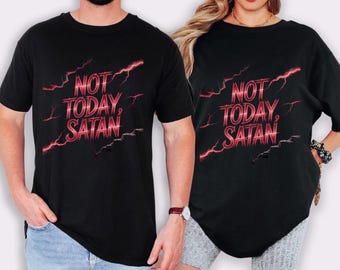 Nicht heute Satan T-Shirt, Grafik T-Shirt, lustiges sarkastisches Shirt