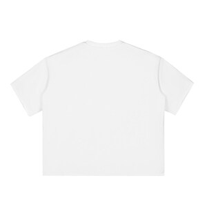 Blank Boxy Half-Sleeve Raw-Edge T-Shirt, Project t-shirt, Boxy Art tee, Muscle Shirt