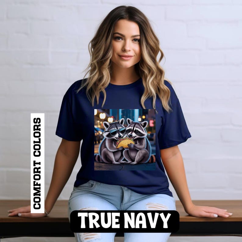 Raccoon Taco Meme Shirt, Animal Tee, Food Lover Gift, Comfort Colors ...