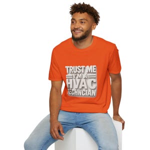HVAC Technician T-Shirt, Comfortable Work Shirt, Gift for HVAC Workers. Technician Uniform