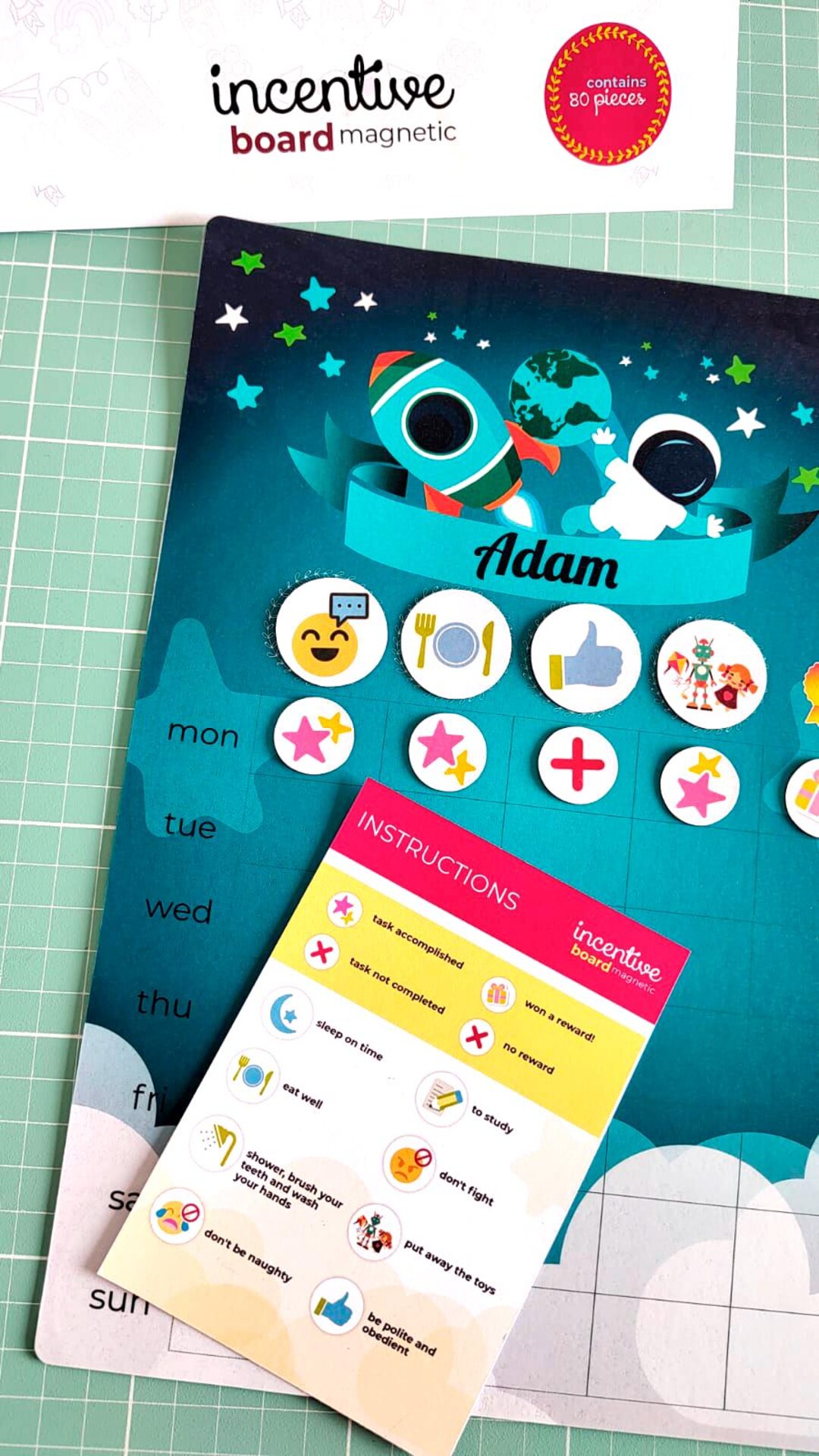 Magnetic Reward Chats, Incentive Chats, Incentive Board - Etsy