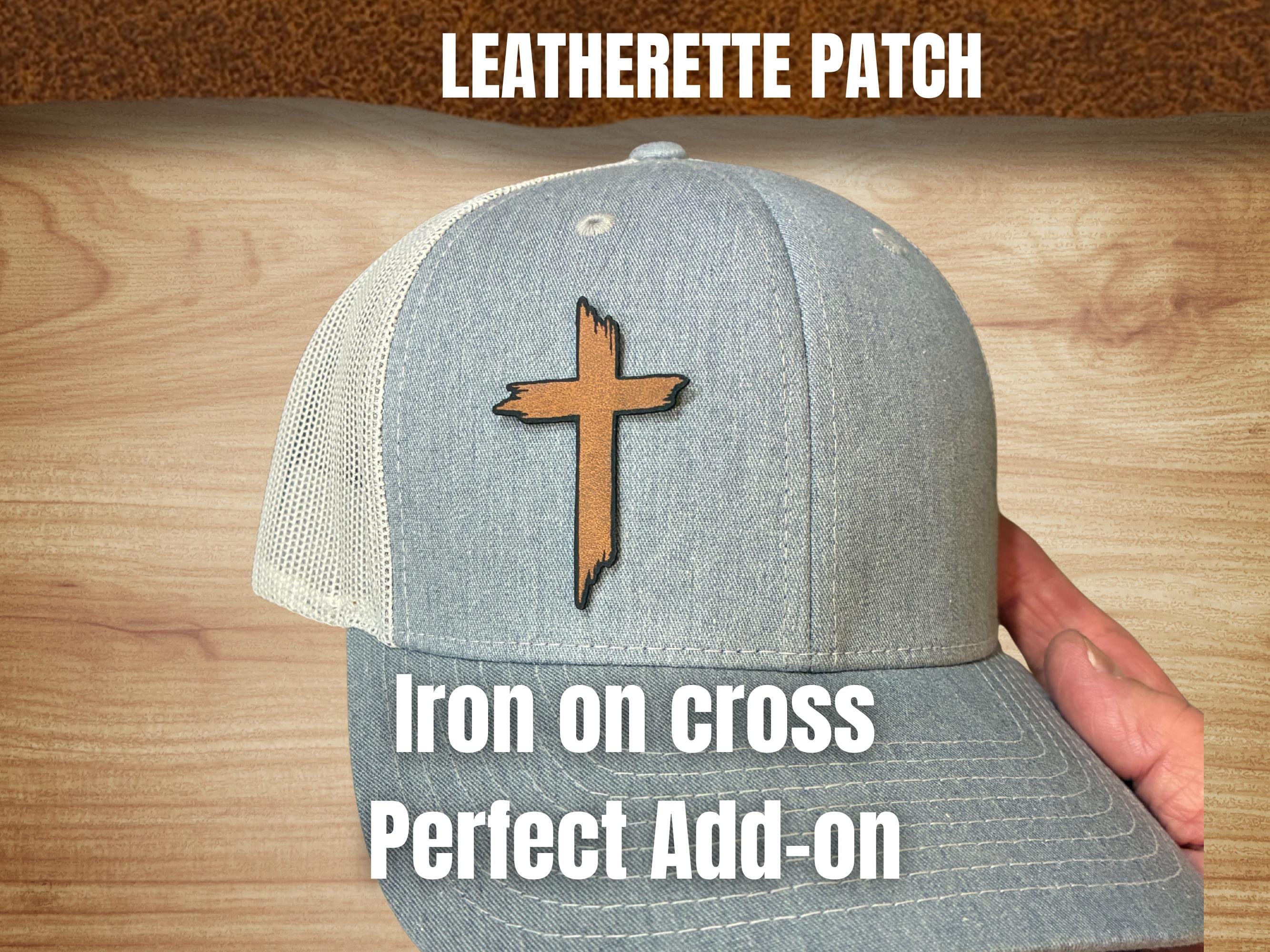 Leather Cross Patch - Etsy