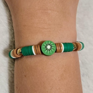 Fruit inspired clay bracelet, Fruit Collection
