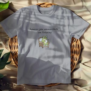 Therapist Frog Shirt, Listening Communication Tee, BCBA RBT LCSW Gift