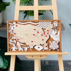 Baseball stadium map, Baseball Map, Pro baseball stadium tracker, stadium travel map, gift for men Baseball gift Custom baseball stadium Map
