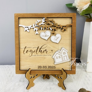 Personalized Wooden Sign - Couples Custom Wood Sign - Gift for Couple - Personalized Wedding Gift