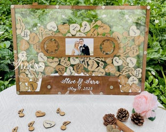 Music Lover Wedding Gift, Retro 90s Welcome Wedding Sign, Cassette-shaped Board, Unique Personalized Wedding Guestbook Alternative