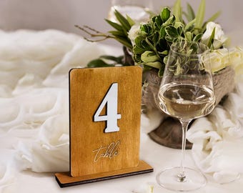 Wood Wedding Table Numbers, Rustic Wedding Wooden Table Numbers, Rustic Country Wedding , Custom Table Sign ,Table numbers , Table name sign