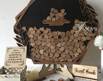 Custom Wooden Memorial Guest Book - Funeral Guest Book Alternative - Tree Of Life Guest Book