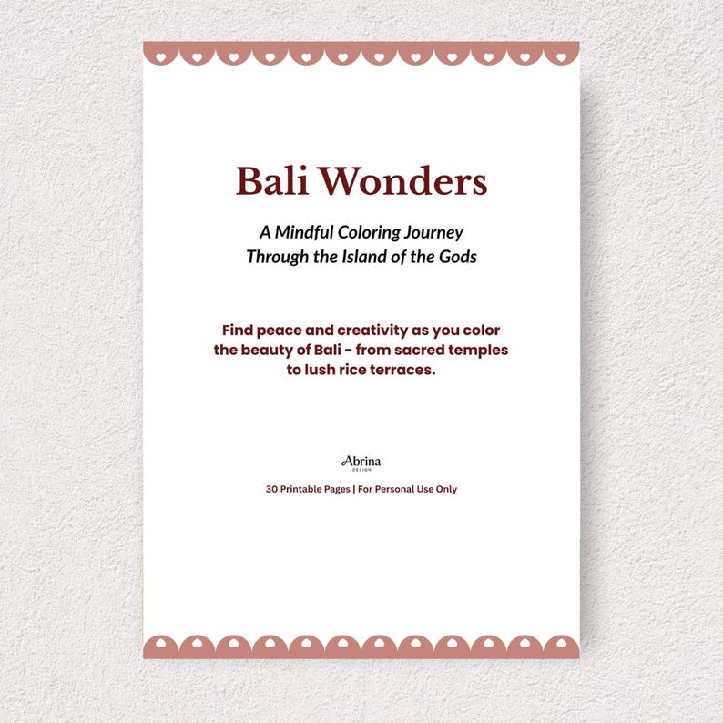 30 Bali Storytelling Coloring Pages Temples, Culture and Tropical