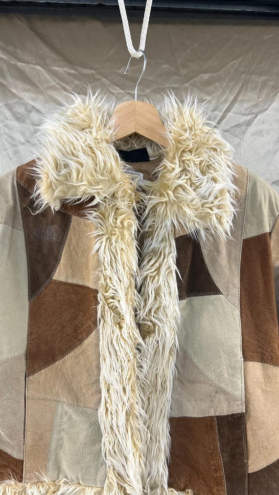 Vintage Suede Patchwork Jacket - image 3