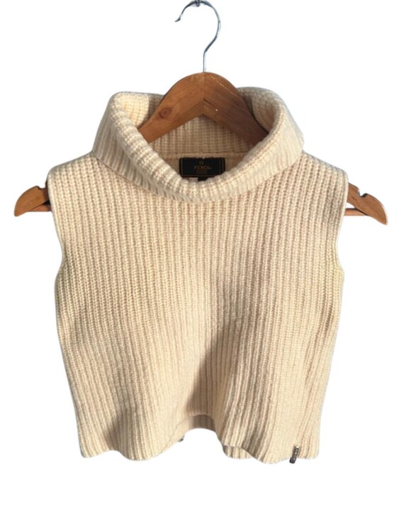 Early 2000s Fendi Cropped Sweater