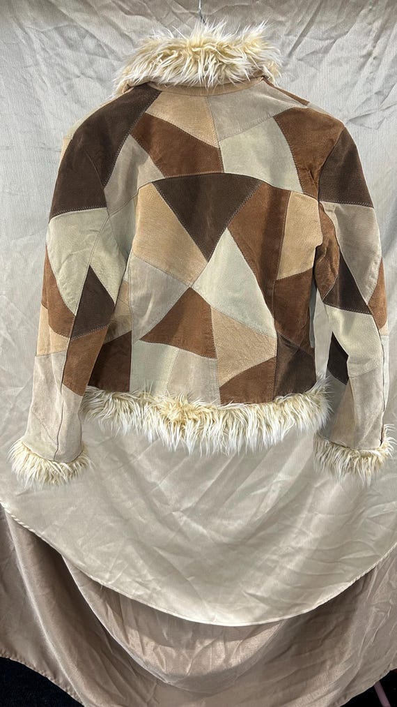 Vintage Suede Patchwork Jacket - image 6