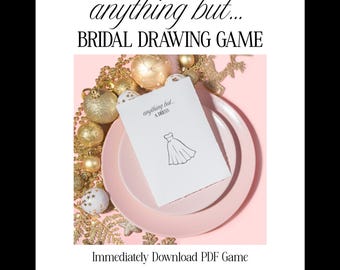 Anything But Bridal Downloadable Game, Bachelorette Printable, Dirty Minds Game, Hens Party Games