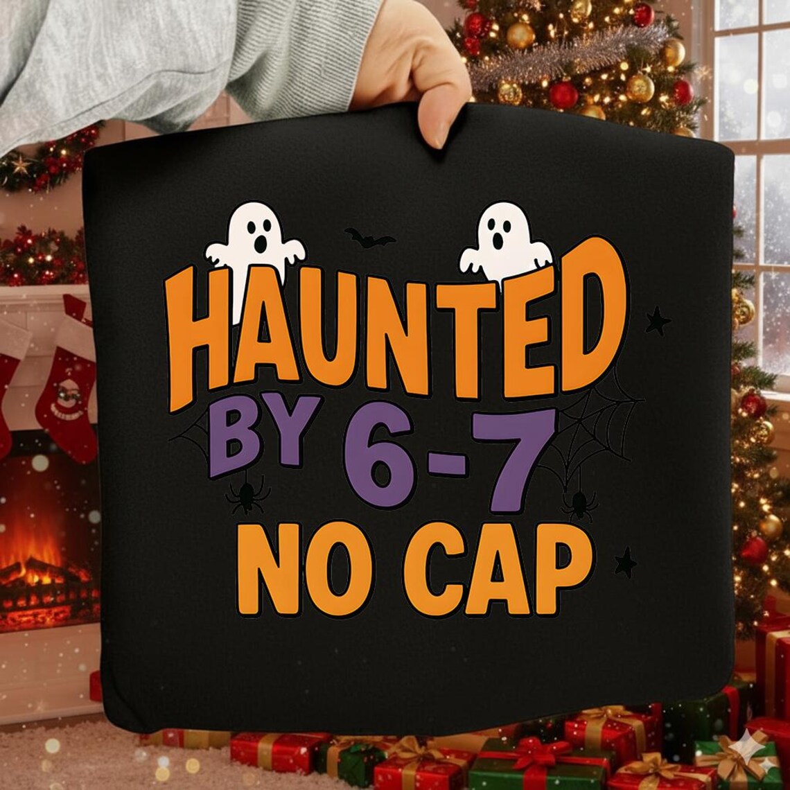 Six Seven Meme Clipart Bundle - 6 7 PNG, Funny Meme Designs, Haunted by ...