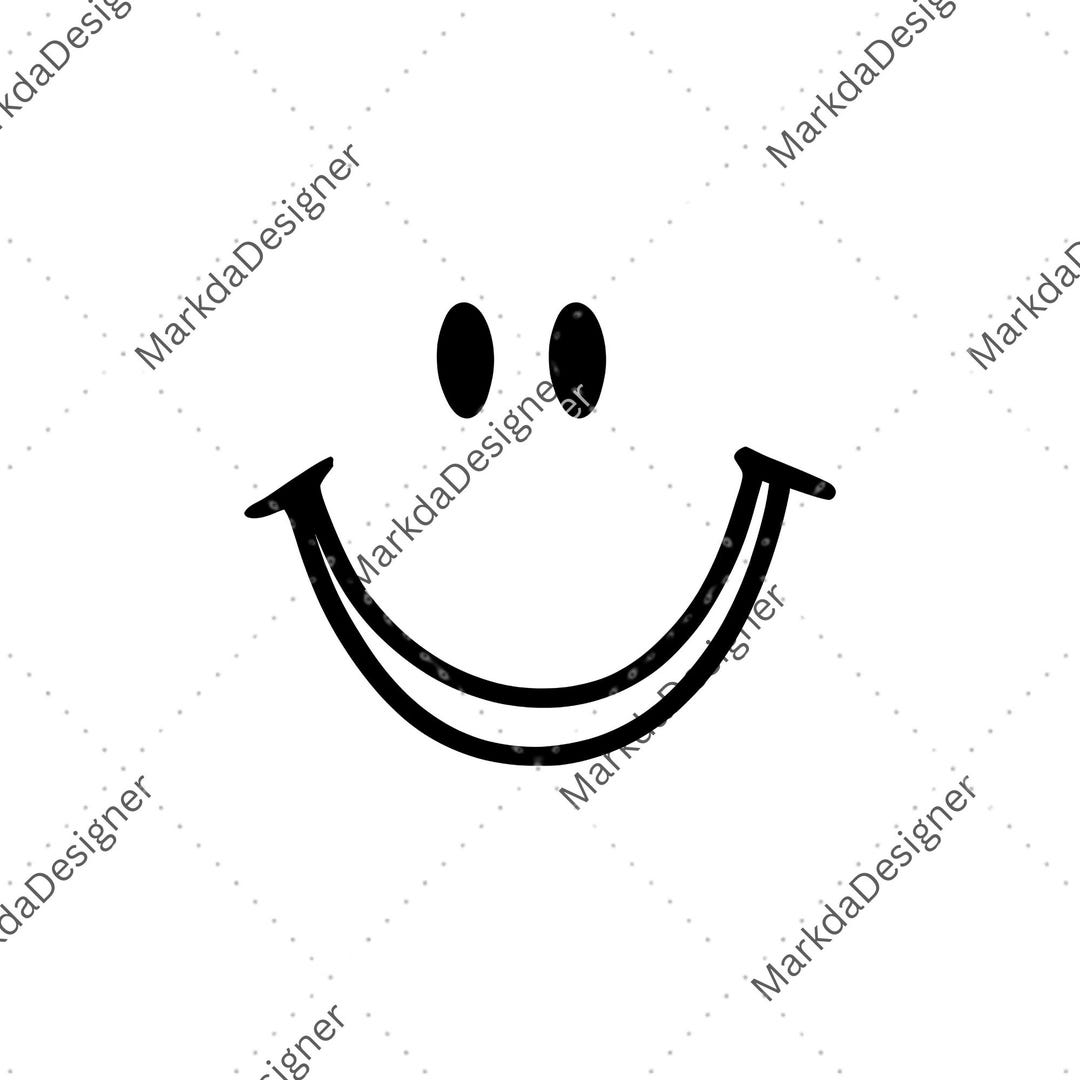 Happy Face PNG, Smiley Graphic Digital Download, Positive Vibes ...
