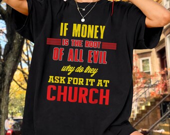 Money Church Quote PNG, Funny Christian Digital Download, Instant Download