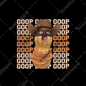 Burnt Peanut PNG, The Burnt Peanut GOOP Meme Graphic Sublimation, Bungulator Team Digital Download, Game Lovers Digital Download Gift