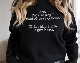 See Why I Stay Home PNG, Sarcastic Introvert Digital Download