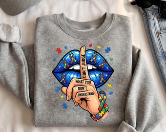 Don't Judge What You Don't Understand PNG, Autism Awareness Sublimation Digital Download