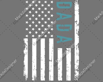 Dada New Dad Sublimation For Fathers Men Birthday Day PNG, Sarcastic Daddy Digital Download, New Dada With American Flag Sublimation