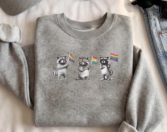Lgbtq Raccoon PNG, Pride Sublimation Design, Instant Download