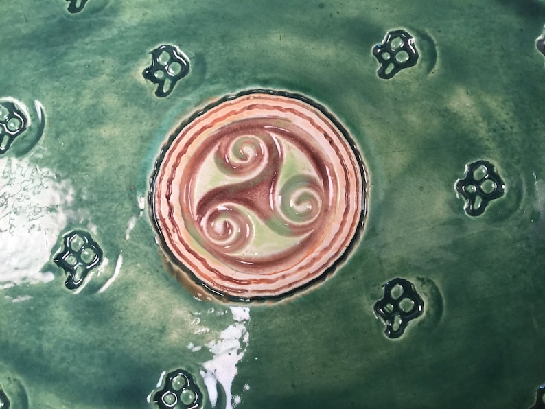 Celtic tray/Irish gifts/Celtic serving tray/triskele/Saint Etsy