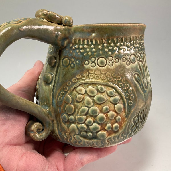 Pottery mug/large mug/big coffee mug/ceramic mug/Mother’s Day gift/handmade mug/coffee mug/tea mug/unique pottery mug/large coffee mug/mug